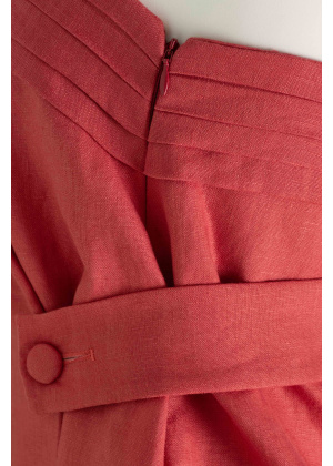 Serene Harmony – Wandelbares Kleid in Orange
